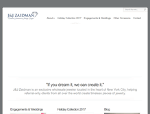 Tablet Screenshot of jjzaidman.com